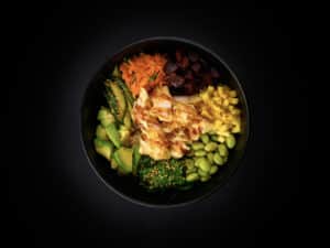 frittierte Garnelen Bowl