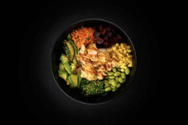frittierte Garnelen Bowl